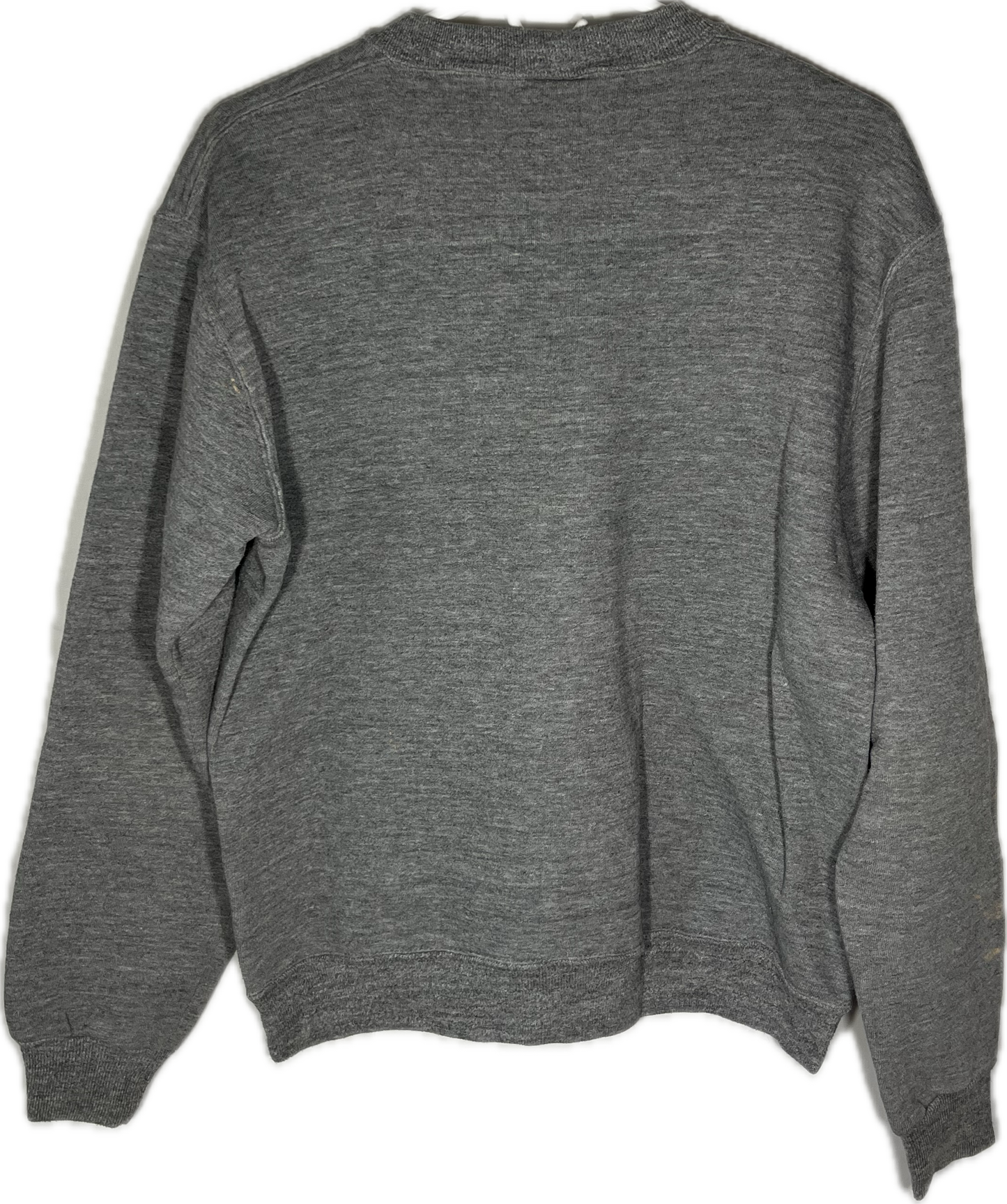 80’s Russell Athletic Blank Grey Crewneck Sweatshirt - Medium - 20” x 24”