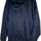 90’s Thermal Blank Navy Zip Up Hoodie Sweatshirt - Large - 23.5” x 27”