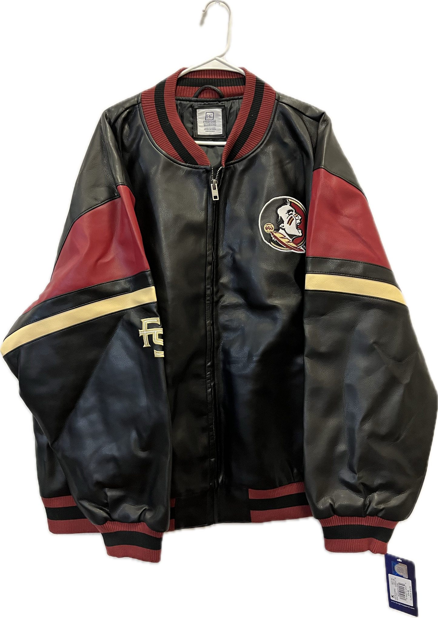 NWT Florida State Seminoles Varsity Jacket - XLarge - 29” x 31”