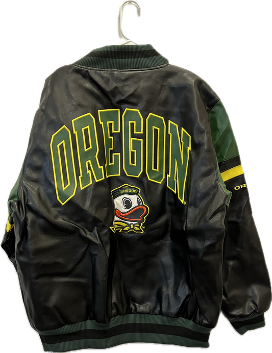 Oregon Ducks Varsity Jacket - XLarge - 25” x 29.5”