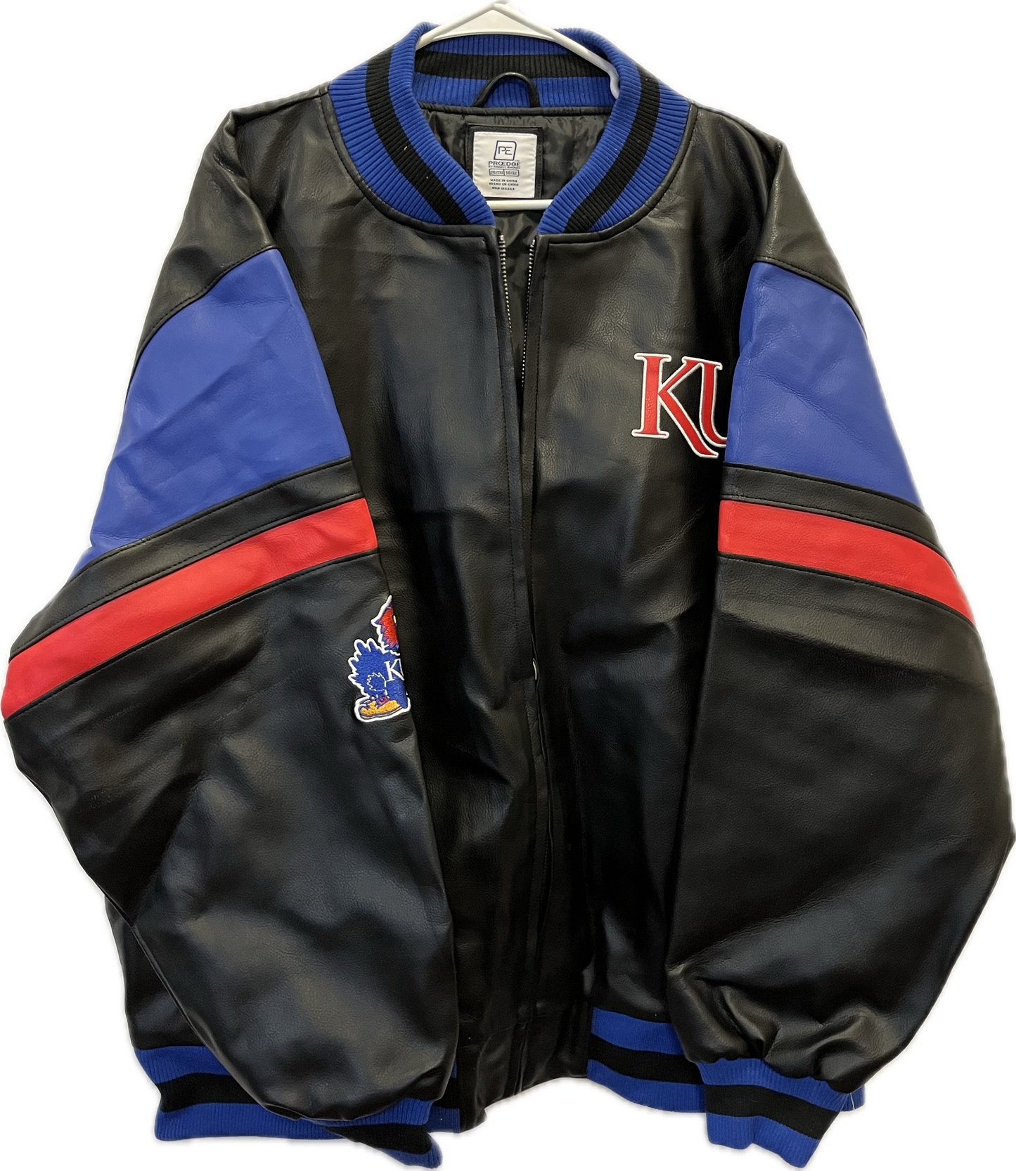 NWT Kansas Jayhawks Varsity Jacket - XLarge - 26.5” x 30.5”