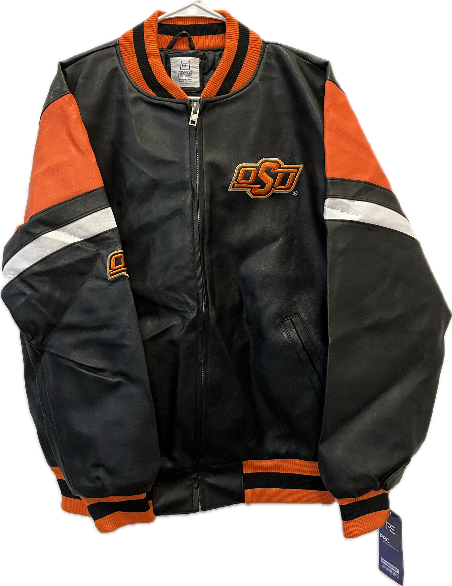 NWT Oklahoma State University Cowboys Varsity Jacket - Large - 22.5” x 29”