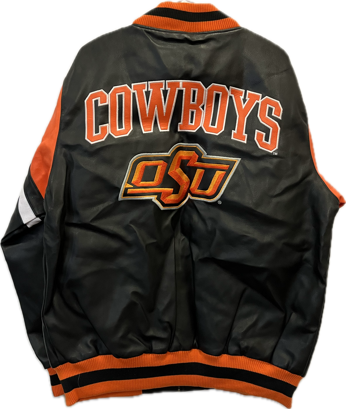 NWT Oklahoma State University Cowboys Varsity Jacket - Large - 22.5” x 29”