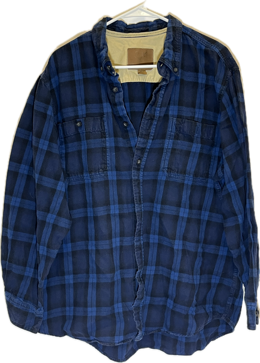 Outdoor Life Flannel Shirt - XLarge - 25.5” x 30.5”