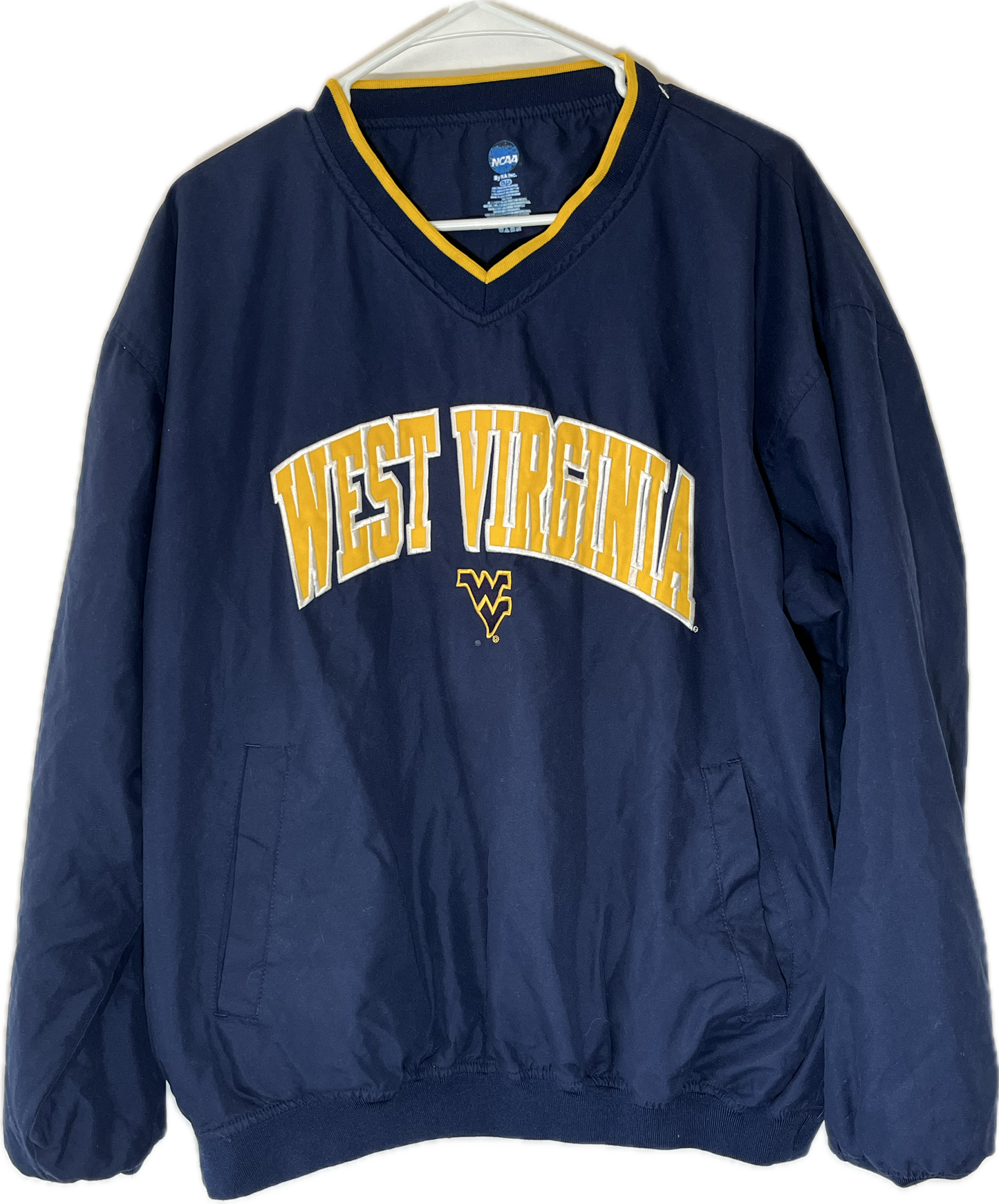 West Virginia University Windbreaker - XLarge - 25.5” x 26.5”