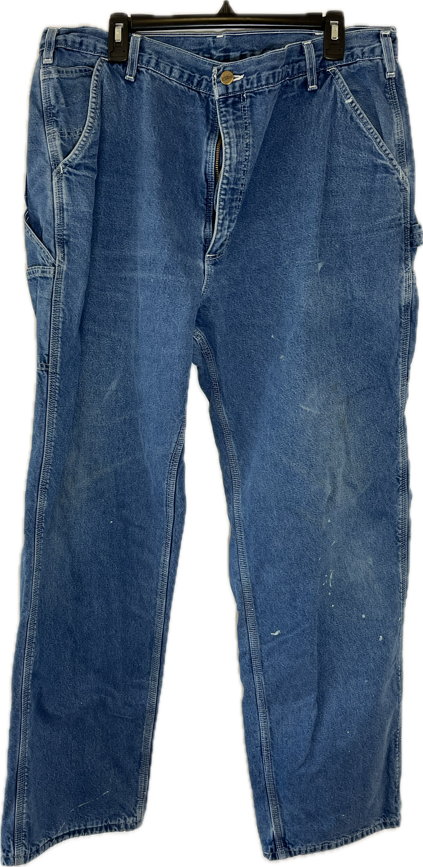 Carphartt Flannel Lined Carpenter Jeans - 38” x 32”