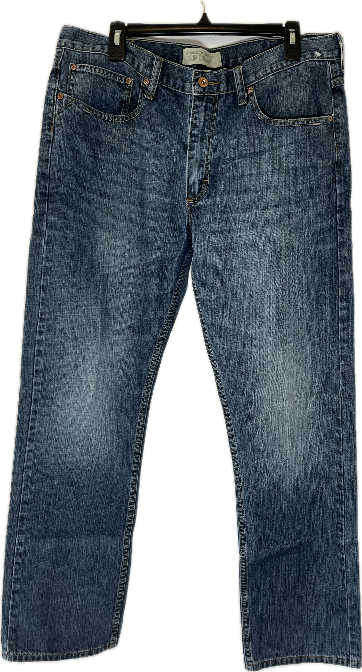 Wrangler Slim Straight Denim Jeans - 36” x 31”