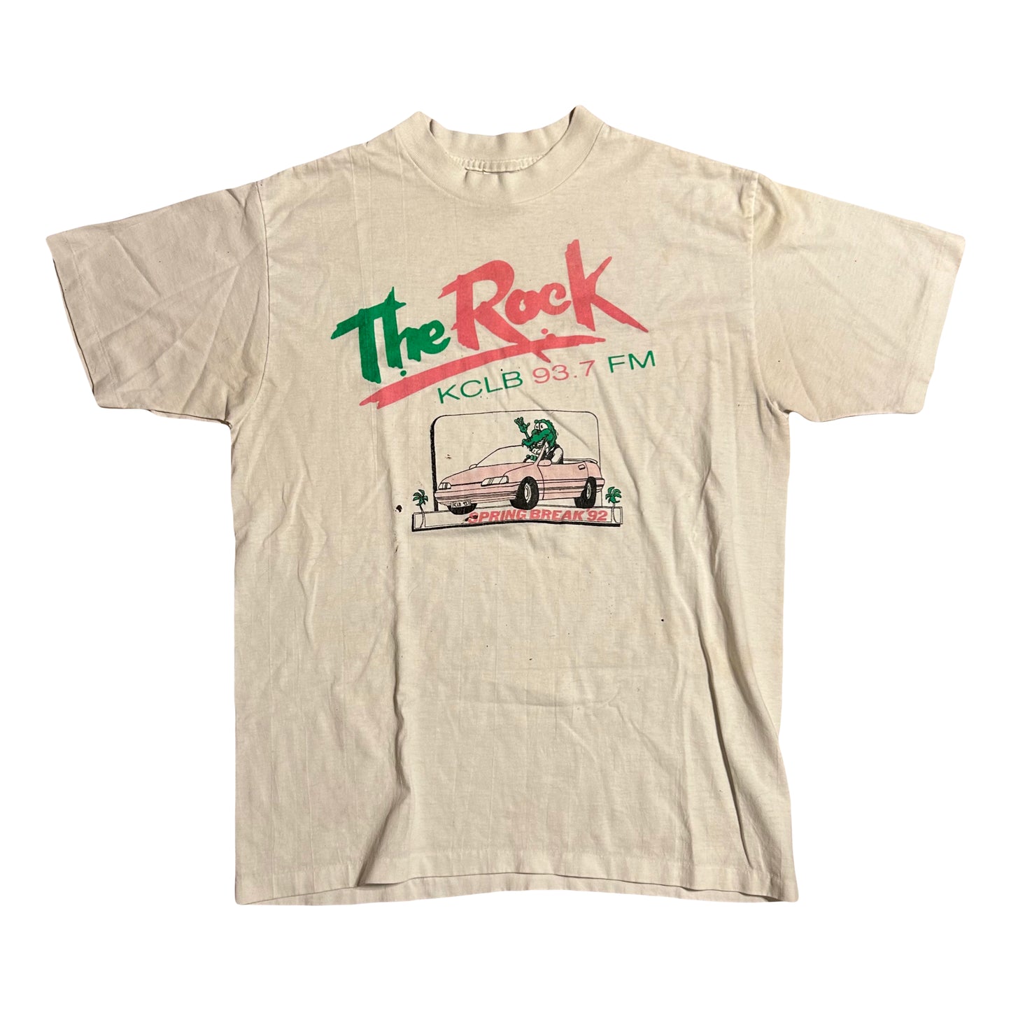 80/90’s Murina’s Best The Rock KCLB 93.7 FM Coachella Tshirt - Medium - 20” x 26”