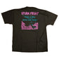 90’s Jerzees Storm Front Rock and Roll That Will Blow You Away Black Pocket Tshirt - Large - 22.5” x 30”