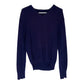 Navy V Neck Sweater - Large - 22.5” x 24”