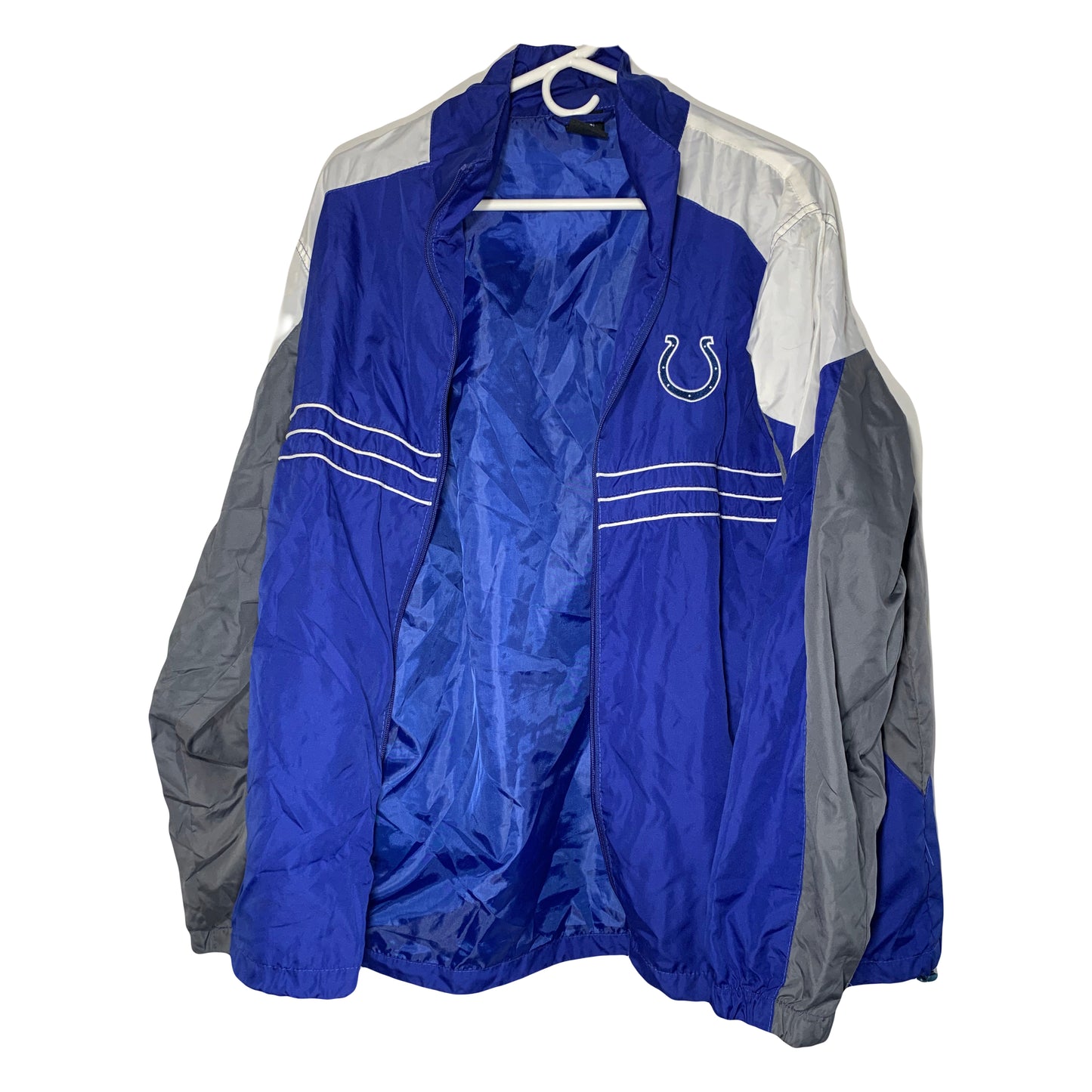 NFL Sports Illustrated Colts Windbreaker Zip Up - XLarge - 24.5” x 29.5”