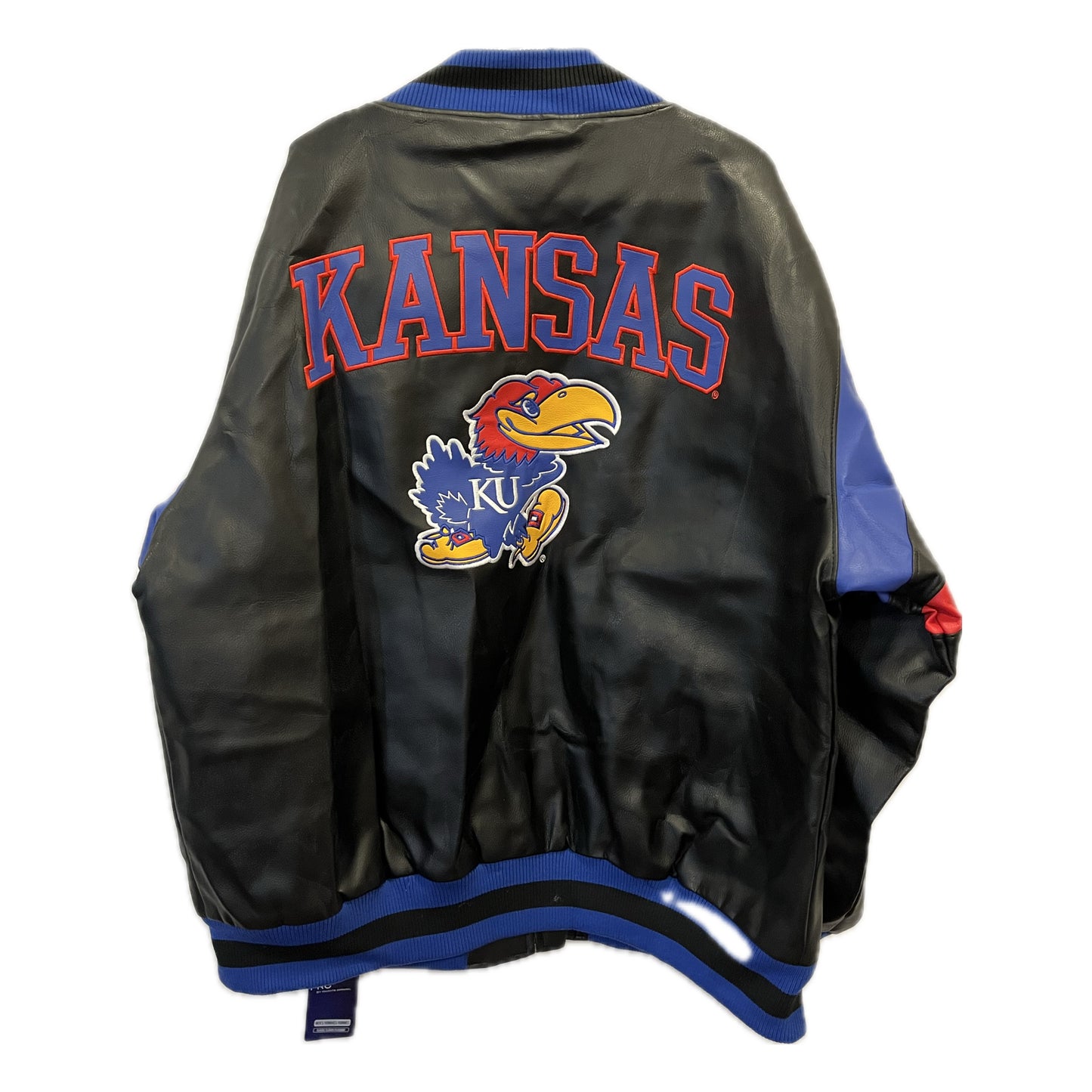 NWT Kansas Jayhawks Varsity Jacket - XLarge - 26.5” x 30.5”