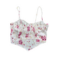 NWT Brand New Rue 21 Pink Floral White Tank Top Shirt - XSmall - 17" x 12"