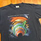 Anvil Smithsonian Air and Space Planet Solar System Black Tshirt - XSmall - 17.5" x 23"