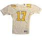 90's Russell Athletics White Yellow Football Jersey Shirt - Medium - 21" x 31"