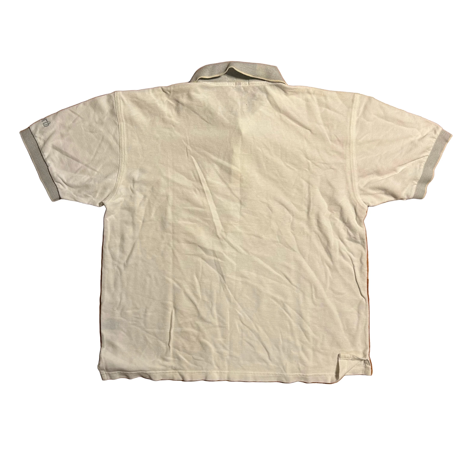 90's Ashworth White Collared Polo Shirt - XLarge - 25" x 29"