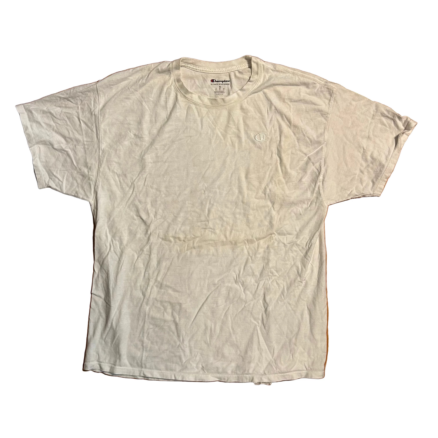 Champion White Tshirt - Large - 22" x 29"