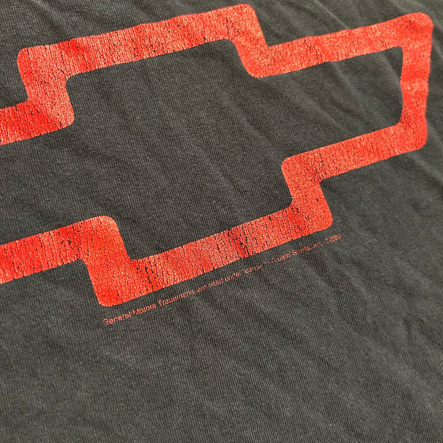 2000's Chevy General Motors Black Red Pocket Tshirt - XLarge - 25.5" x 30"