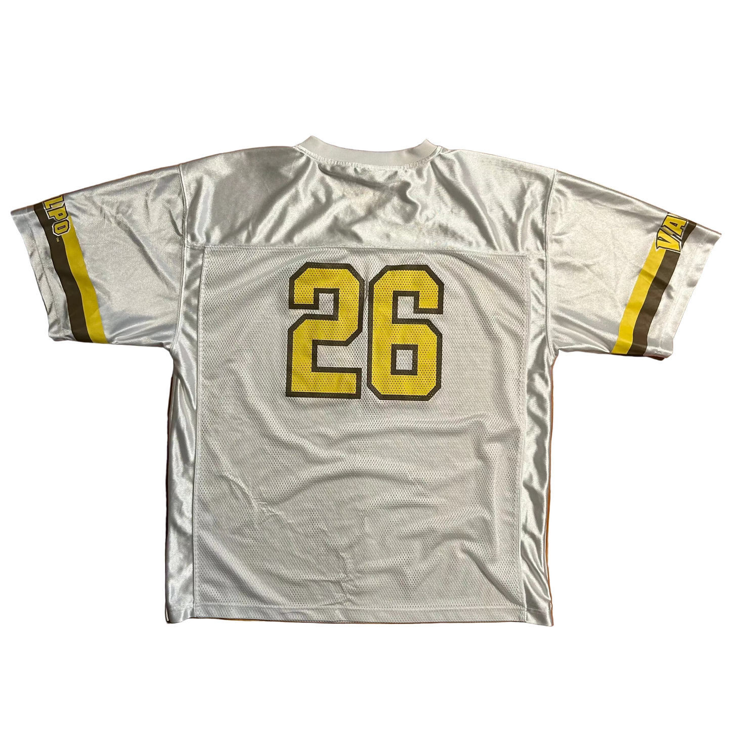 Valparaiso Valpo White NCAA 26 Jersey - XLarge - 26" x 31"