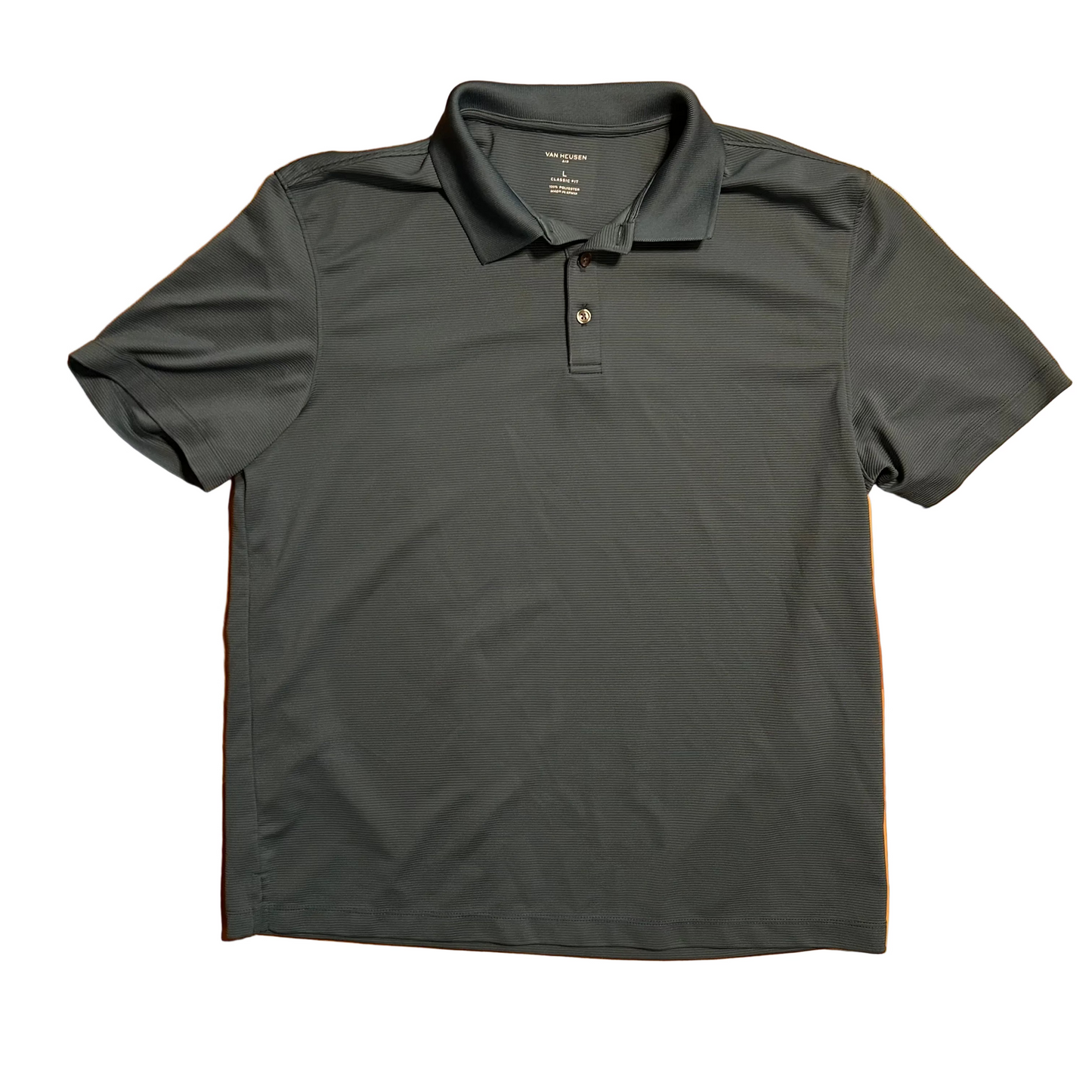 Van Heusen Blue Polo Collared Shirt - XLarge - 24" x 27.5"