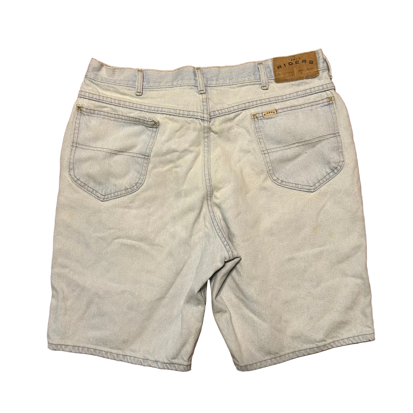 Lee Riders Light Wash Jorts Denim Jean Shorts - 34" x 10"