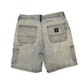Real Work Wear Light Wash Carpenter Denim Jorts Jean Shorts - 32" x 9"
