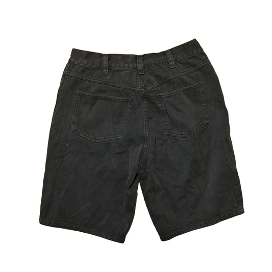 Greatland Black Denim Jorts Jean Shorts - 30" x 9.5"