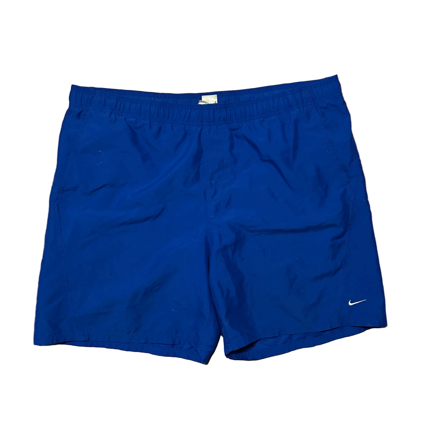 00's Nike Blue Swimming Trunks Shorts - 42" x 7"