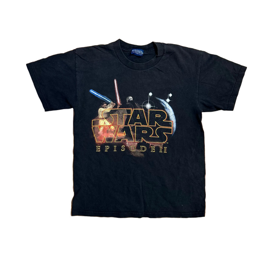 Star Wars Epsiode 2 Lucas Films Black Tshirt - XSmall - 17" x 22.5"