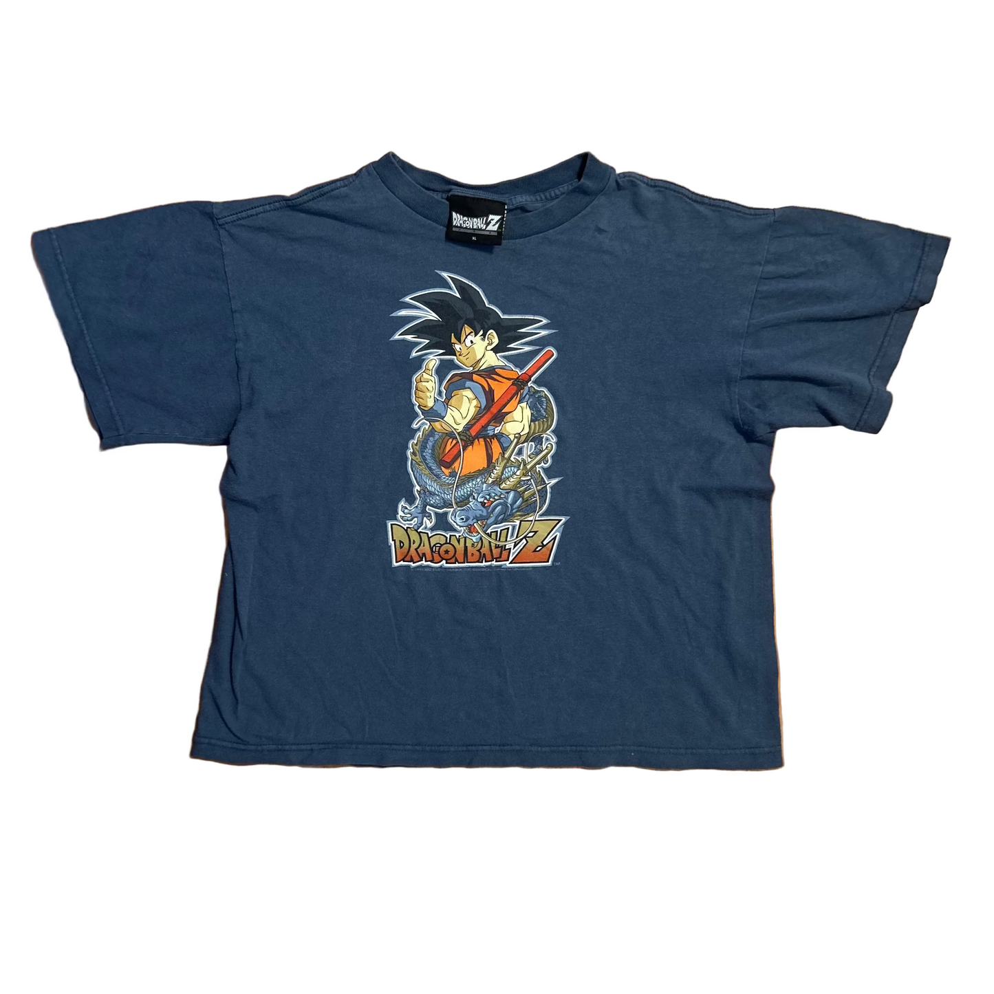 90's Dragon Ball Z Blue Tshirt - Small - 19.5" x 21.5"