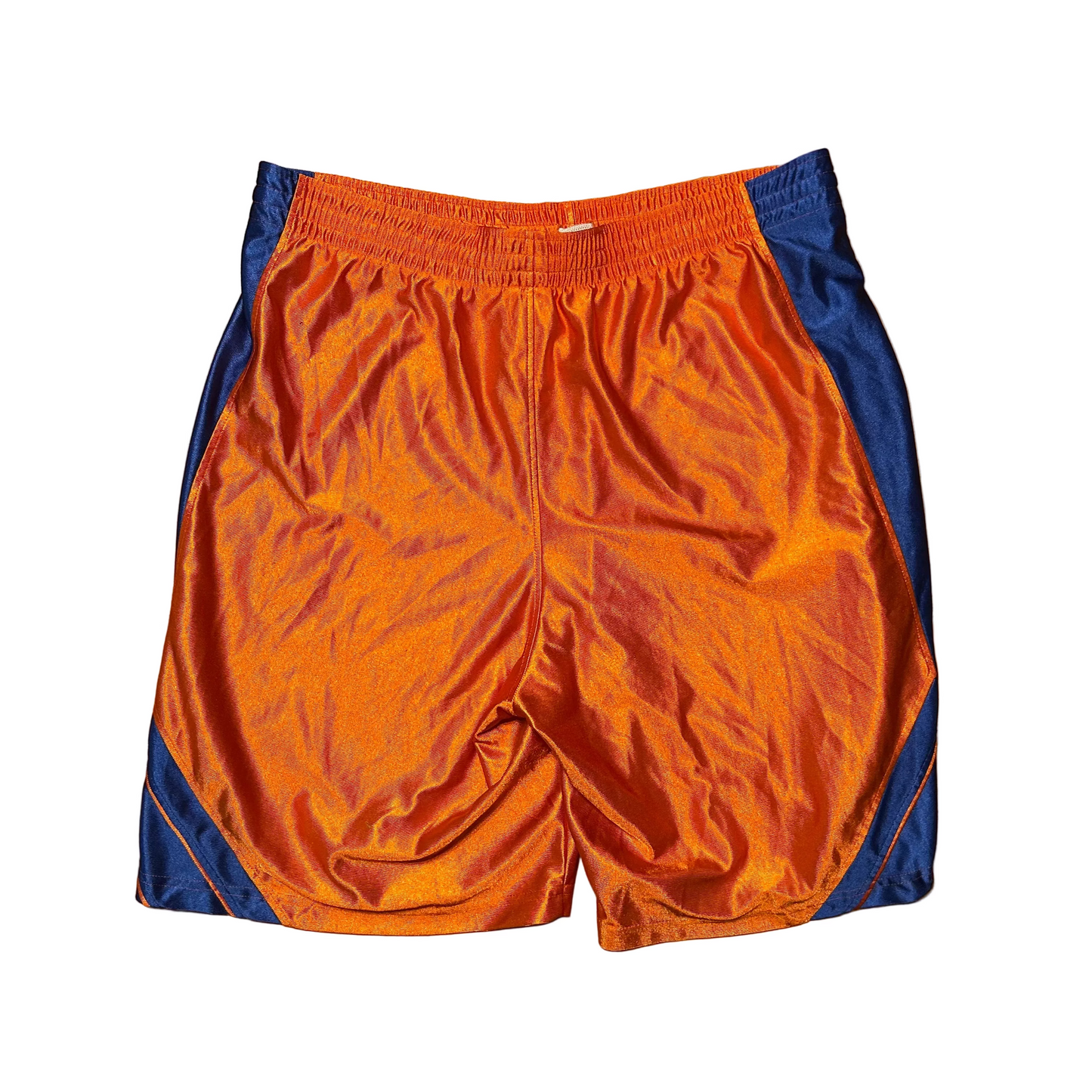 00's Nike Boise State University Orange Blue Shorts - 37" x 9.5"