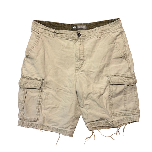 Nike ACG All Conditions Gear Khaki Cargo Shorts - 32" x 9.5"