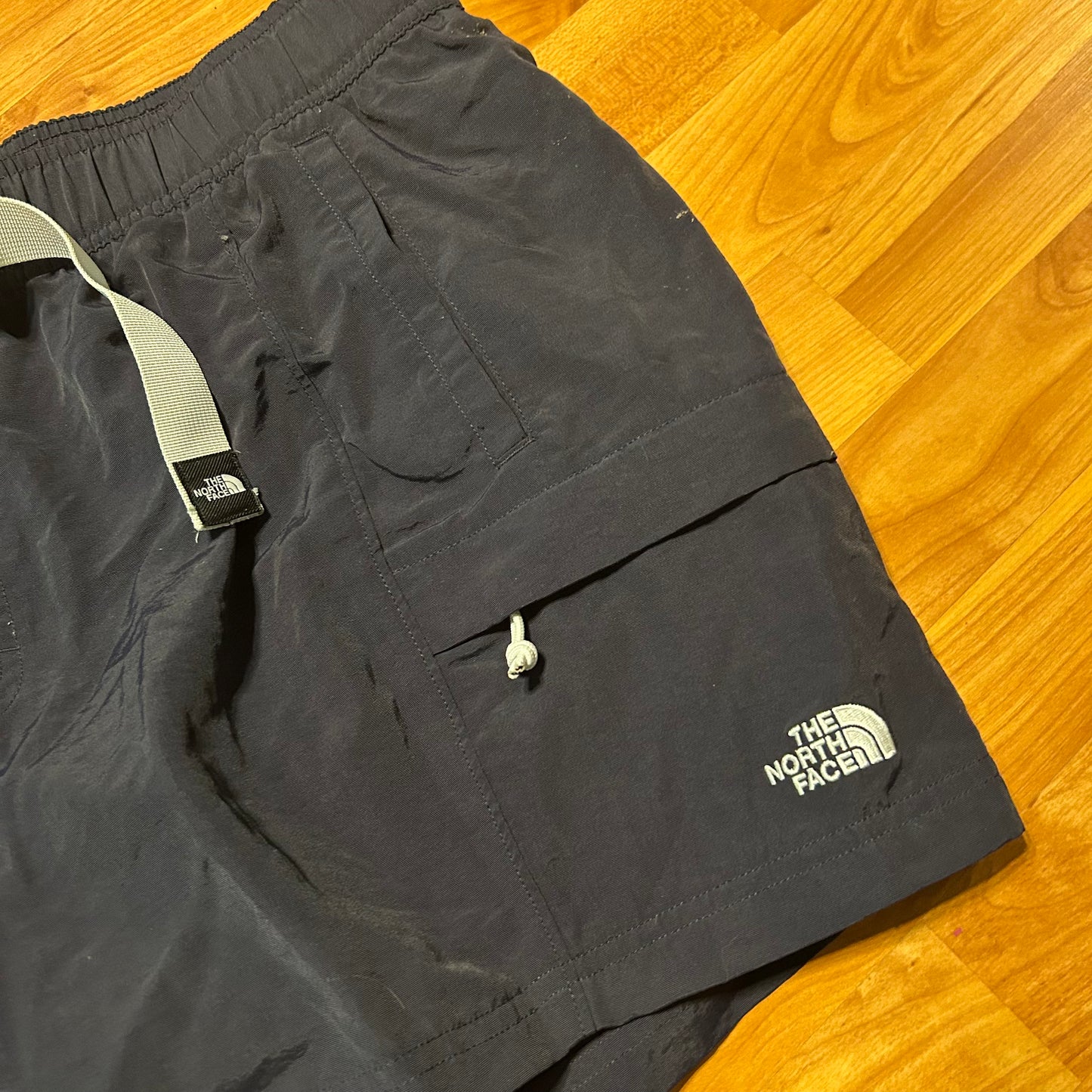 The North Face Black Nylon Cargo Shorts - 33" x 5"