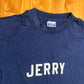 80's Jerry Family Reunion Hampton Hamilton Navy Blue Tshirt - Large - 22" x 27.5"