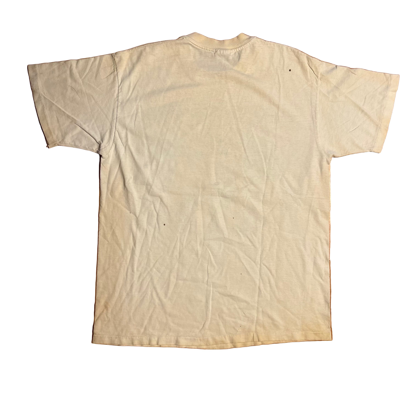 90's Tropical Paradise Maui Hawaii Fish Design White Tshirt - Medium - 21" x 28"