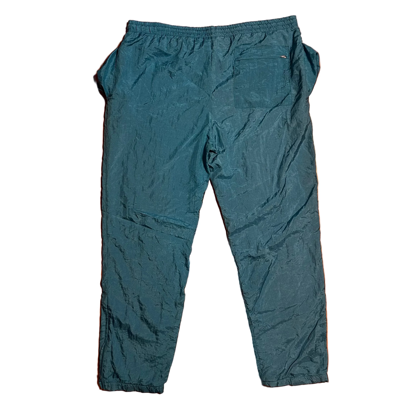 90's Mac Gregor Teal Blue Nylon Swishy Pants - Tagged L - 38" x 29"