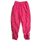 90's Pro Spirit Pink Nylon Swishy Jogger Sweatpants - Tagged L - 27" x 29"