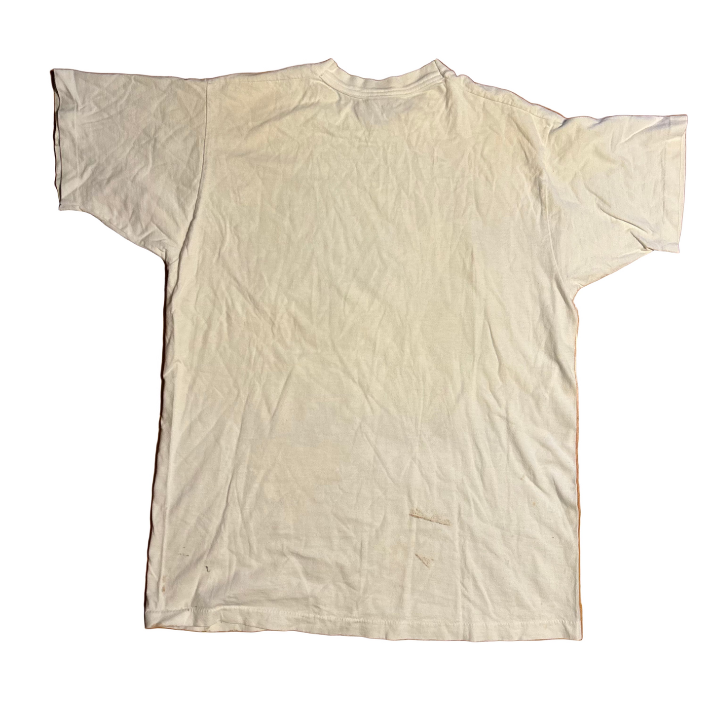 90's FOTL Two Minutes for Hotdogging Snoopy Peanuts White Tshirt - Large - 22" x 30"