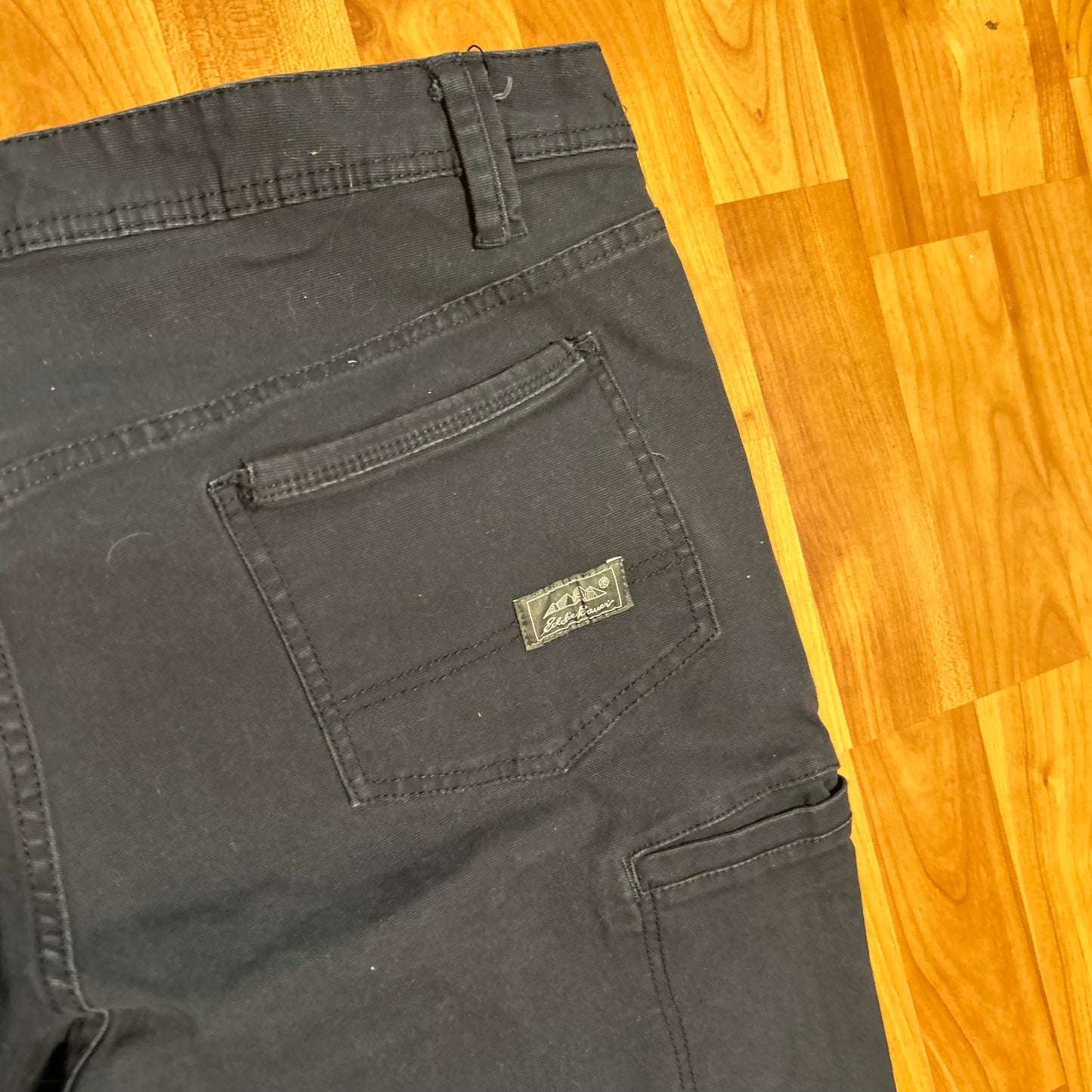 Eddie Bauer Relaxed Fit Dark Navy Work Pants - 39" x 28.5"