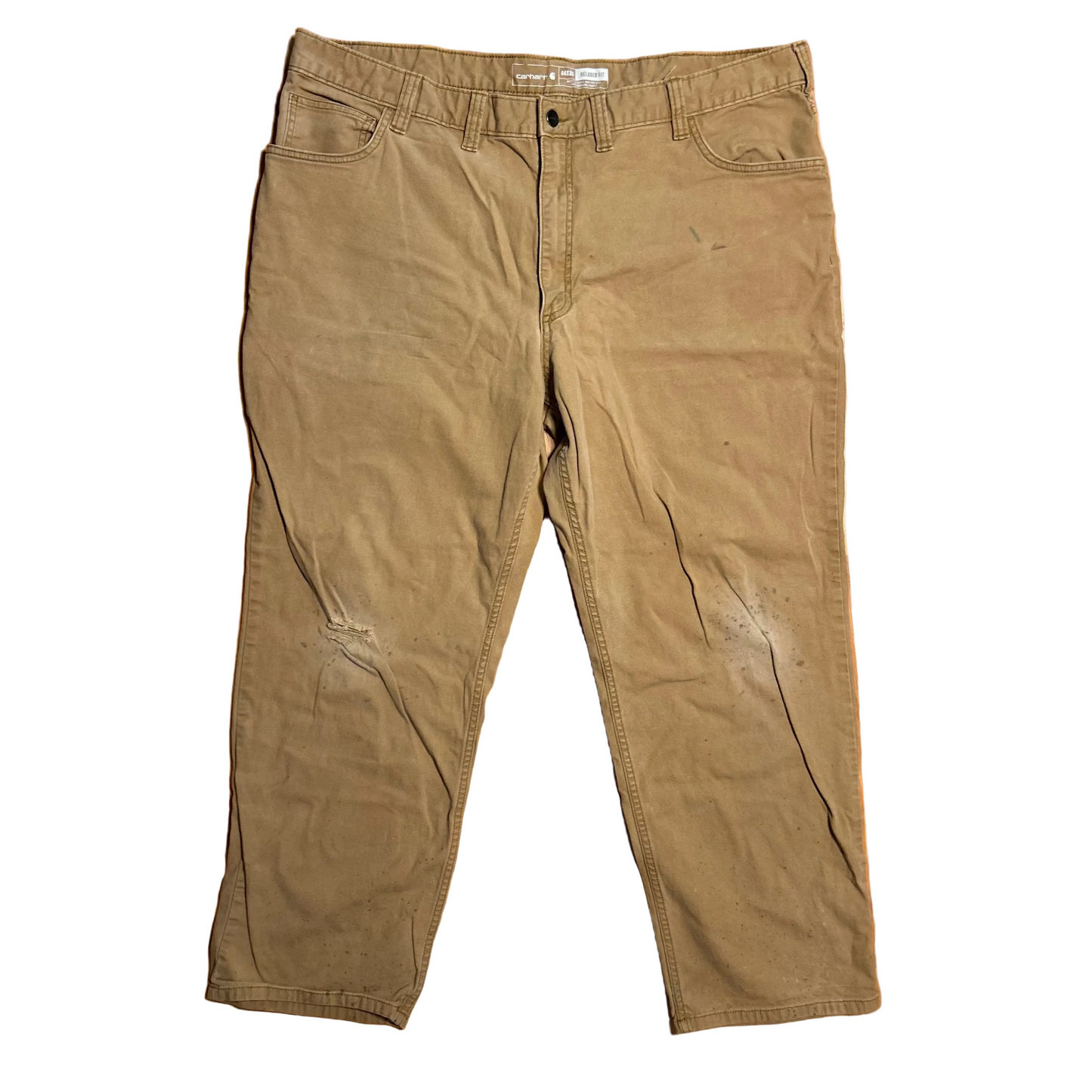 Carhartt Carphartt Relaxed Fit Brown Tan Work Pants - 41" x 28.5"