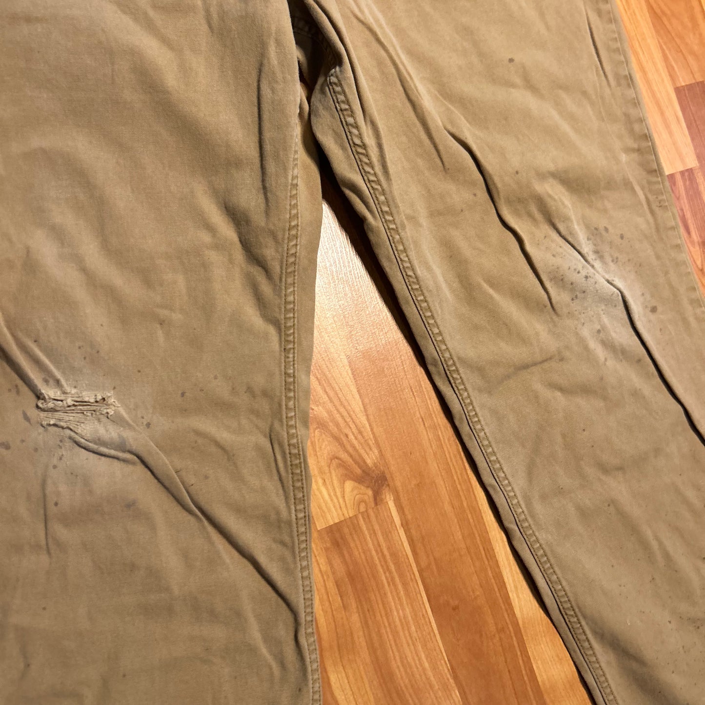Carhartt Carphartt Relaxed Fit Brown Tan Work Pants - 41" x 28.5"