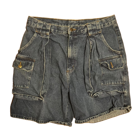 Coleman Denim Cargo Jean Shorts Jorts - 32" x 8"