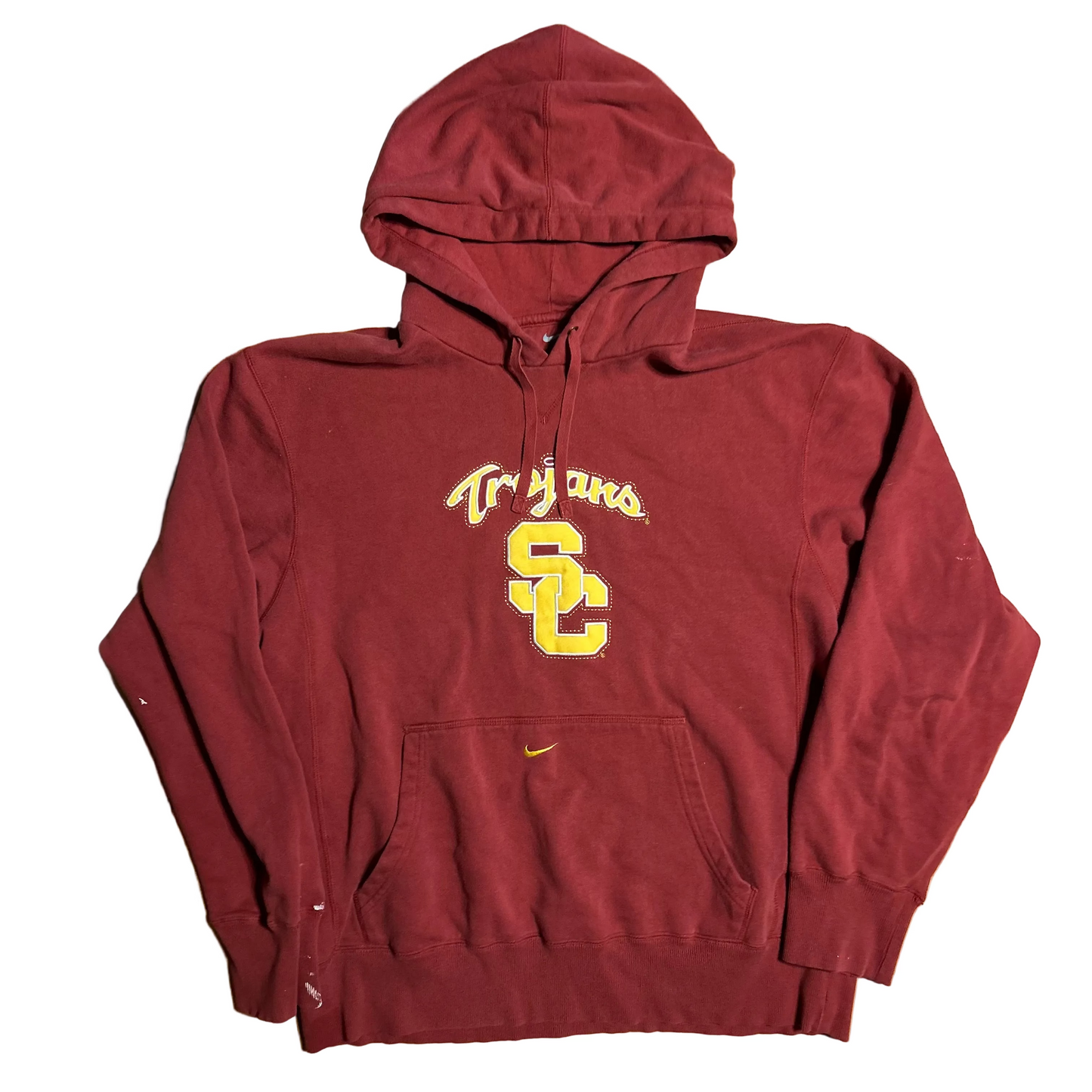 Nike USC Trojans Red Hoodie Sweatshirt - XLarge - 25" x 28"