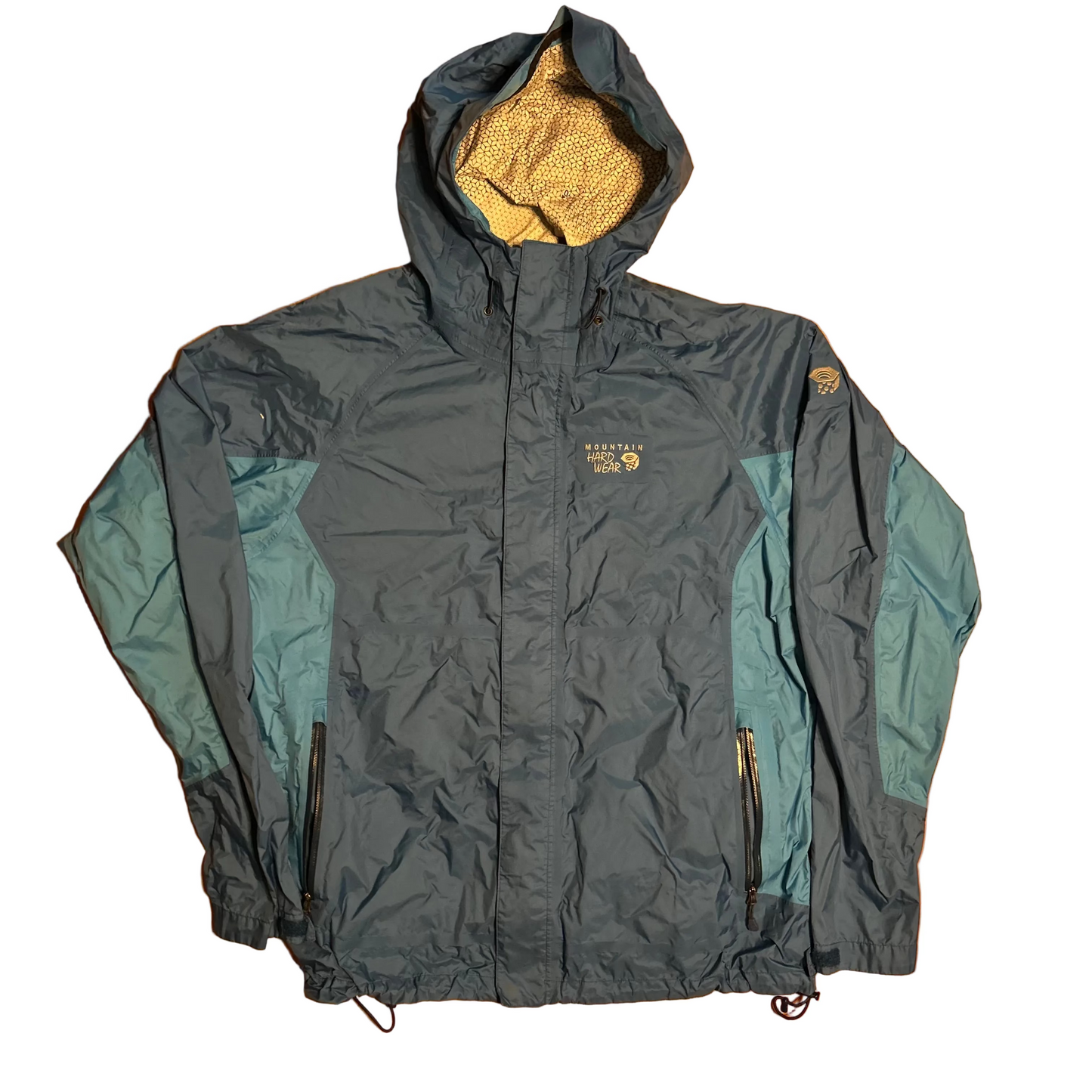 Mountain Hard Wear Blue Zip Up Windbreaker Jacket Coat - XLarge - 24" x 28.5"