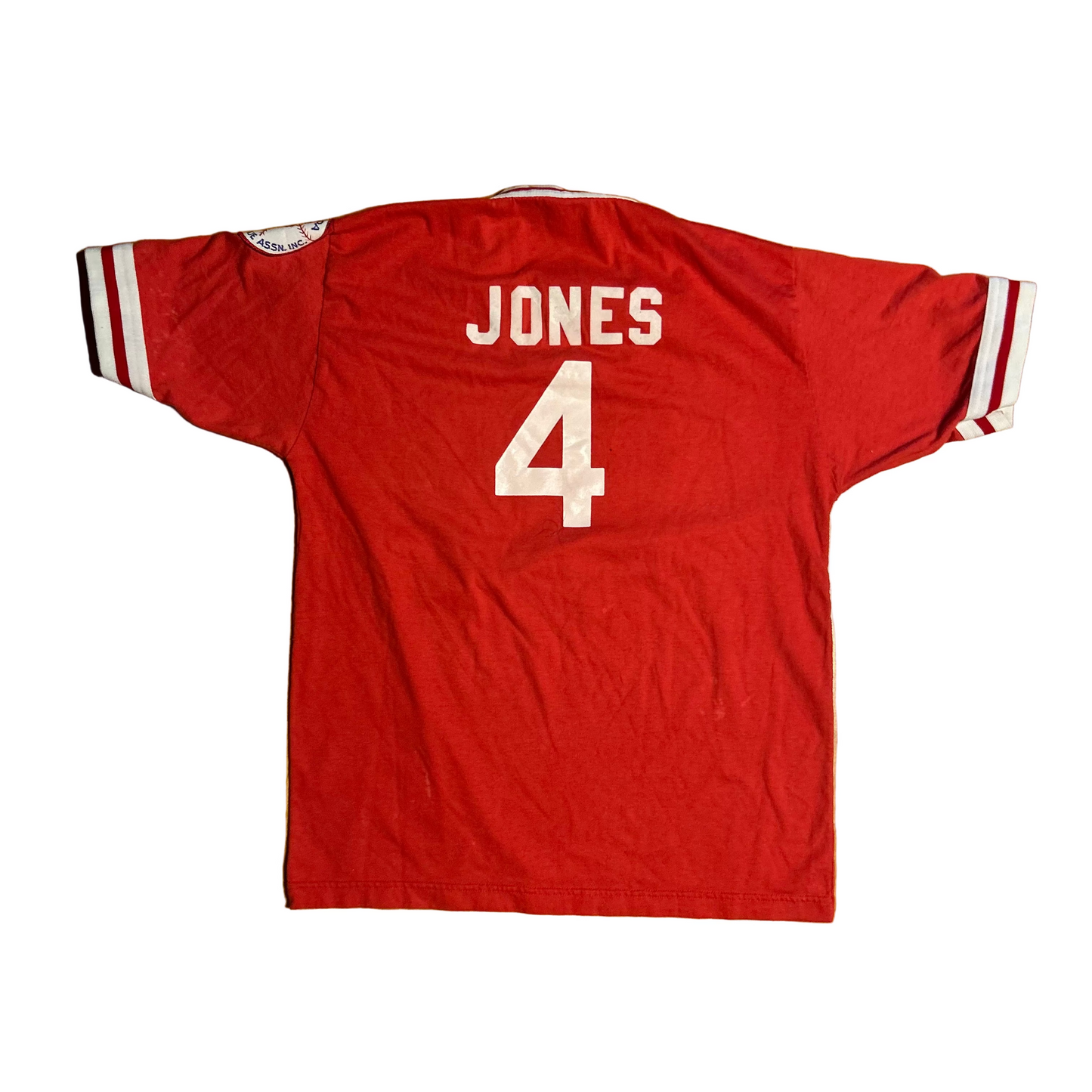 80's Coca Cola Red Ringer VNeck Tshirt - Small - 19" x 25"