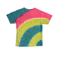 MTV Spring Break Pink Green Teal Tie Dye Tshirt - Small - 19" x 26"