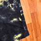 Disney Black Yellow Bleached Tie Dye Duck Tshirt - Large - 22" x 29"