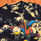 Disney Black Yellow Bleached Tie Dye Duck Tshirt - Large - 22" x 29"