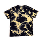 Disney Black Yellow Bleached Tie Dye Duck Tshirt - Large - 22" x 29"
