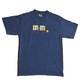 M&M My Jesus and My Lord Embroidered Blue Tshirt - Medium - 20" x 28"